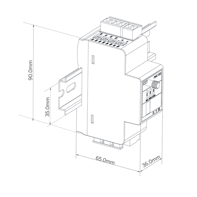 PMC-352-C Three-Phase LoRa Energy Meter - DEVICE - 2